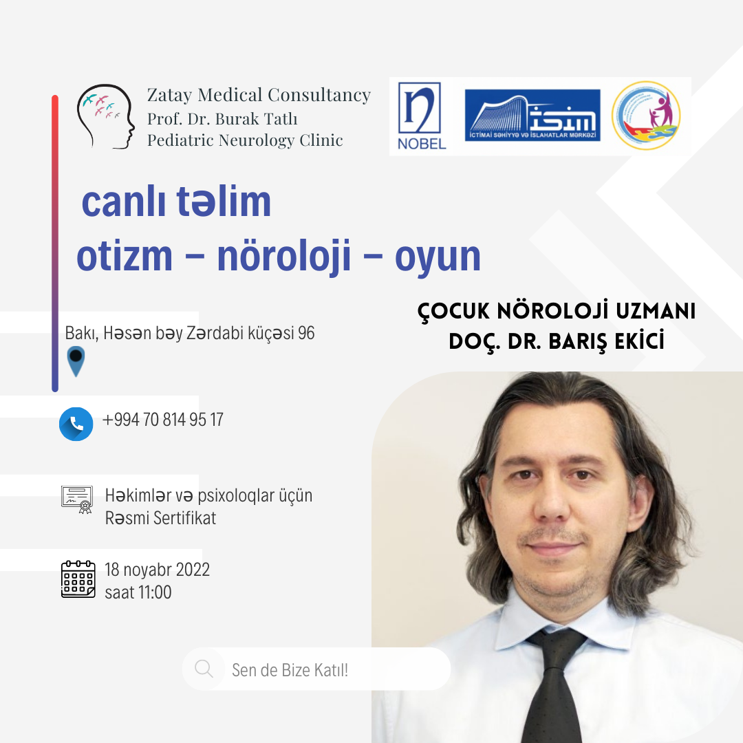 Canlı Təlim Otizm - Nöroloji - Oyun