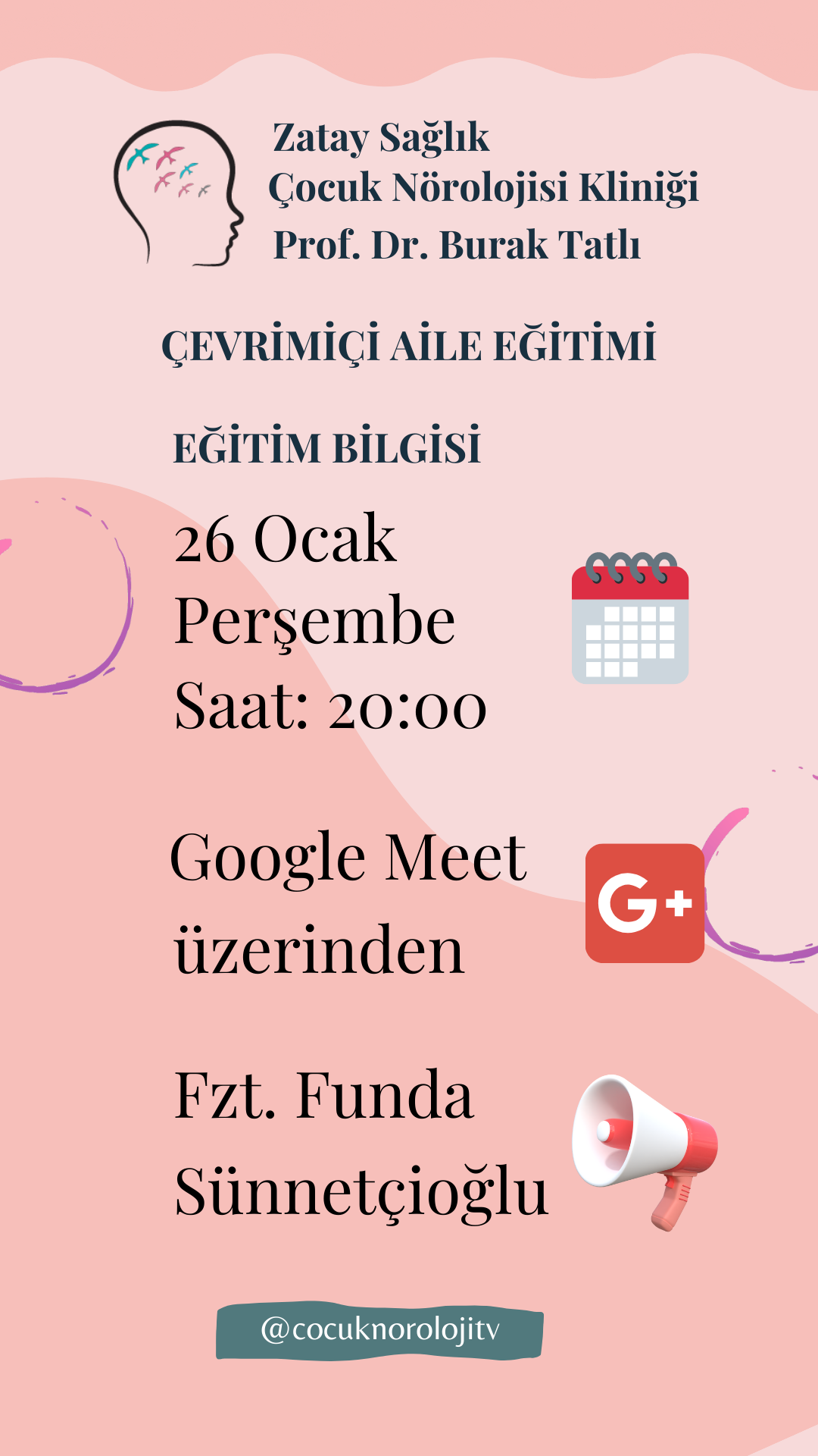 Çevrimiçi Aile Eğitimi 1: Hemiparezi